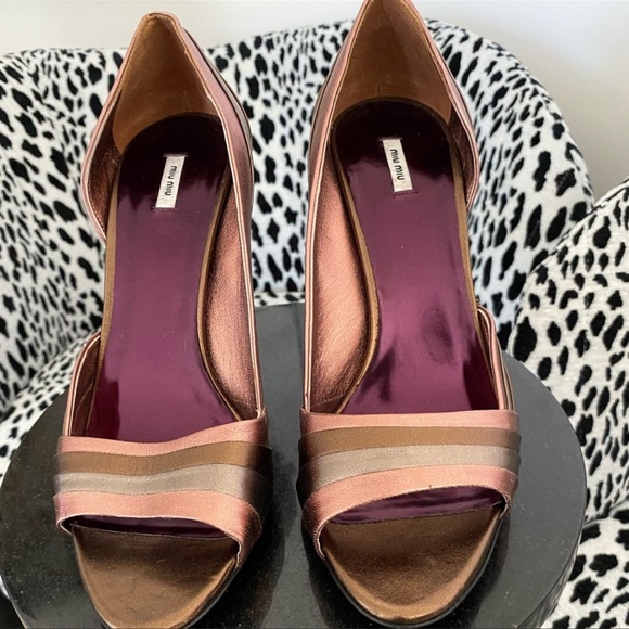 Miu Miu jeweled heels! Stunning! New